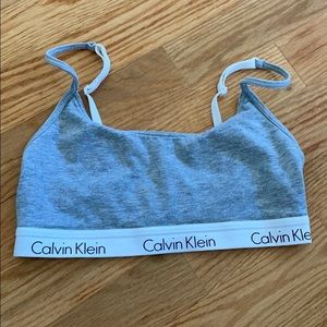 Calvin Klein Cotton Bralette Small